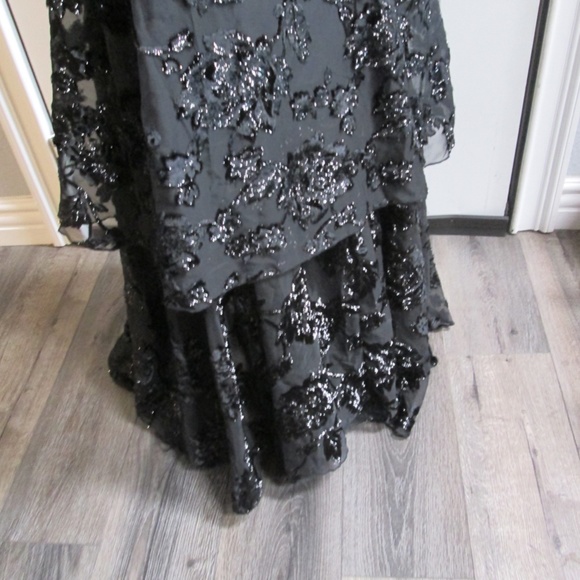 new KLS KIMORA LEE SIMMONS black ball gown Sz 6 - Picture 7 of 16